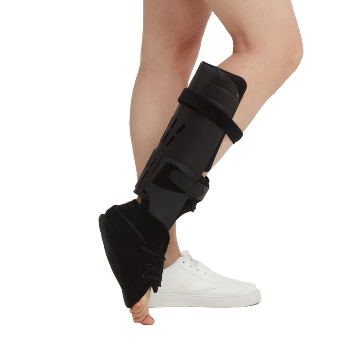 Hinged Ankle Brace with Adjustable Laces