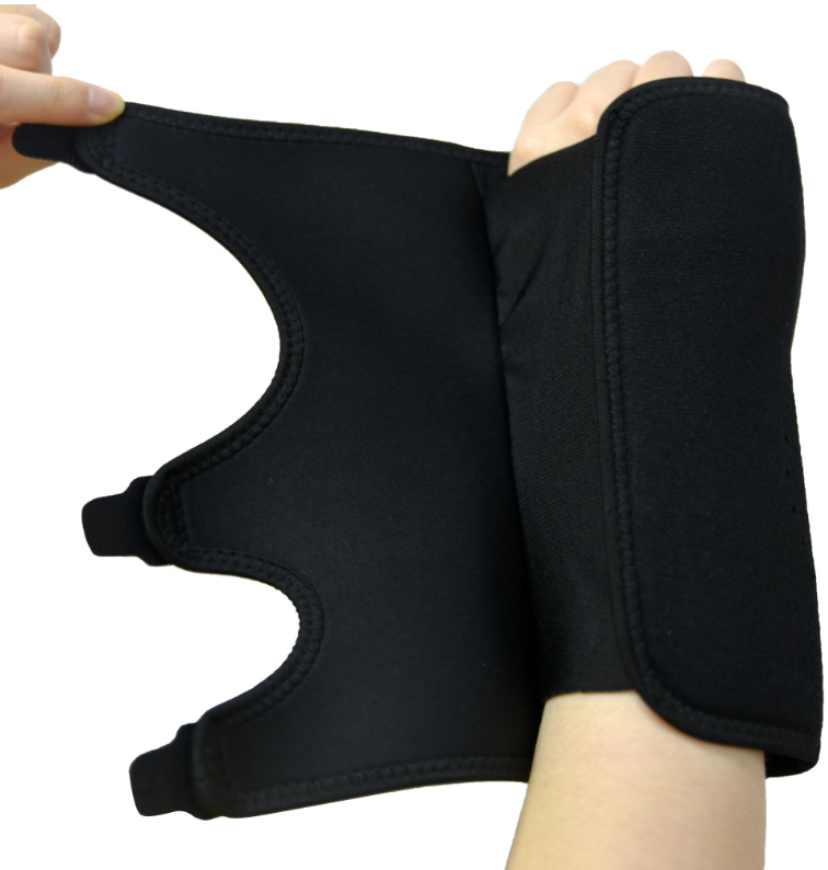 Ambidextrous Wrist Brace with Steel Plate Support