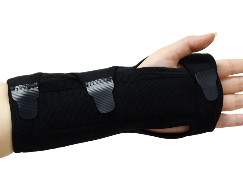 Ambidextrous Wrist Brace with Steel Plate Support
