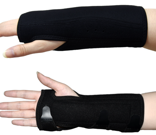 Ambidextrous Wrist Brace with Steel Plate Support