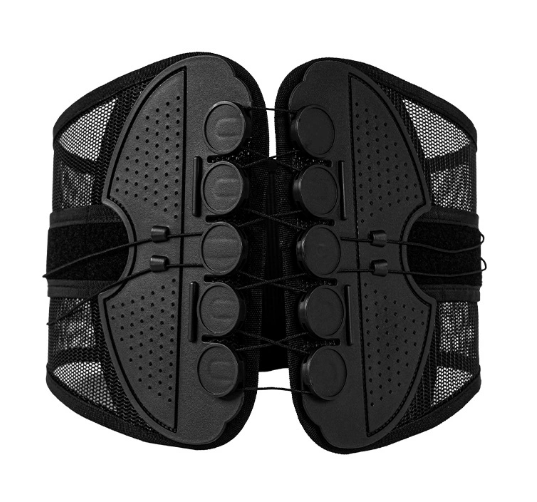 Powered Pulley Waist Support Belt with High-Strength Plates