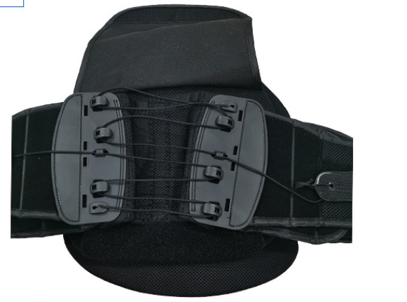 Adjustable Drawstring Back Support Brace with Thick Padding