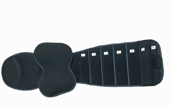Adjustable Drawstring Back Support Brace with Thick Padding