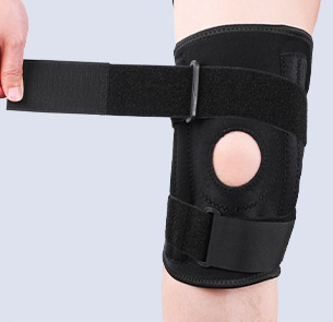 Silicone Ring Patella Knee Stabilizer with Breathable Mesh