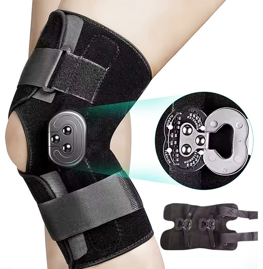 Open Patella Knee Wrap with 3D Compression and Adjustable Chuck