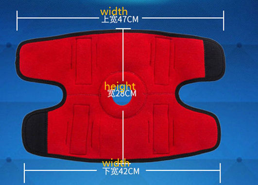 Micro-Pile Knee Pad with ABAS Plastic Steel Supports and EVA Padding