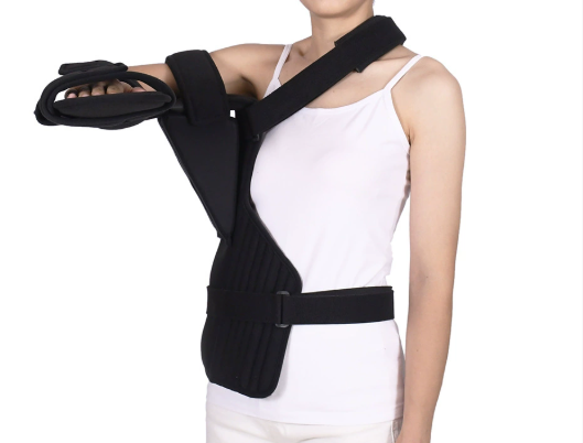 Multi-Triangle Fixed Shoulder Arm Support with Enhanced Velcro and Widened Guard